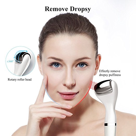 Face & Body Massager with Stainless Steel Roller