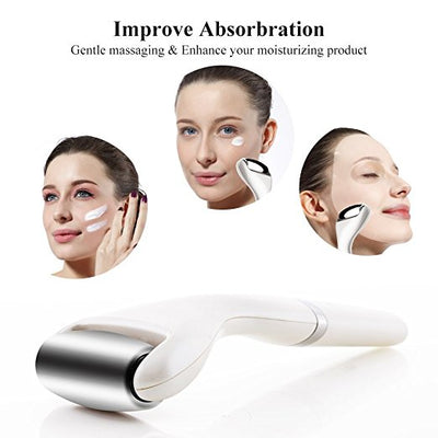 Face & Body Massager with Stainless Steel Roller